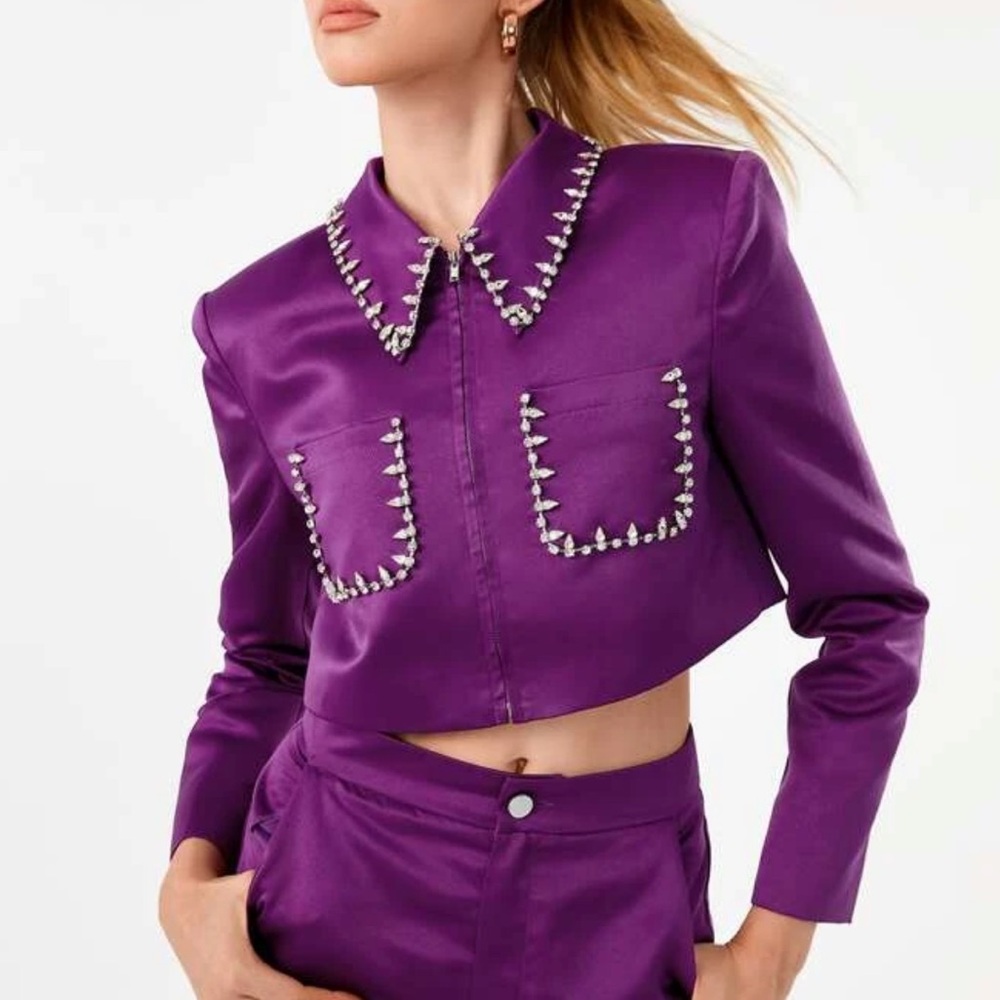 Rhinestone Jacket New With Tags